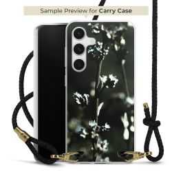 Carry Case Transparent Leder schwarz/gold