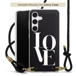 Carry Case Transparent Leather black/gold