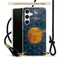 Carry Case Transparent Leather black/gold