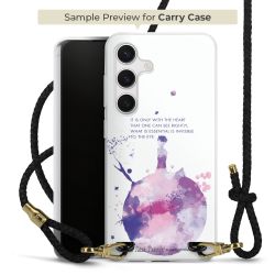 Carry Case Transparent Leather black/gold