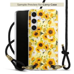 Carry Case Transparent Leather black/gold