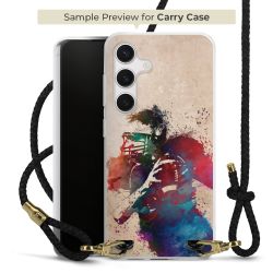 Carry Case Transparent Leather black/gold