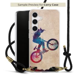 Carry Case Transparent Leather black/gold