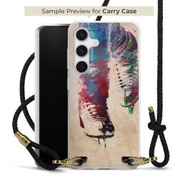 Carry Case Transparent Leather black/gold