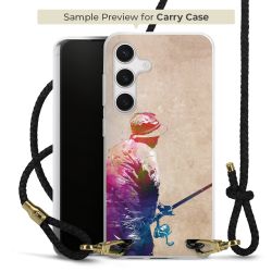 Carry Case Transparent Leather black/gold