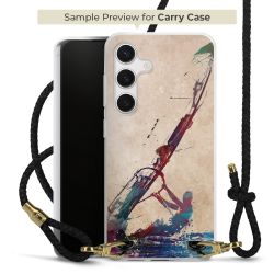 Carry Case Transparent Leather black/gold