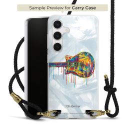 Carry Case Transparent Leather black/gold