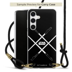 Carry Case Transparent Leather black/gold