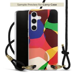 Carry Case Transparent Leather black/gold