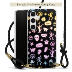 Carry Case Transparent Leather black/gold