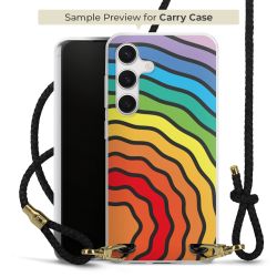 Carry Case Transparent Leather black/gold