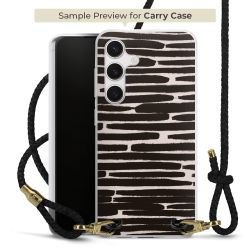 Carry Case Transparent Leather black/gold