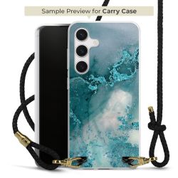 Carry Case Transparent Leather black/gold