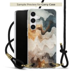 Carry Case Transparent Leather black/gold