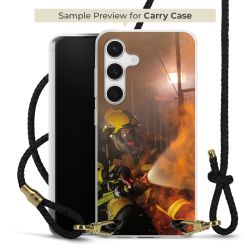 Carry Case Transparent Leather black/gold