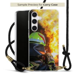 Carry Case Transparent Leather black/gold