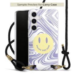 Carry Case Transparent Leather black/gold