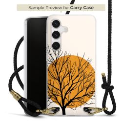 Carry Case Transparent Leather black/gold