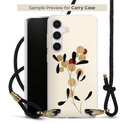 Carry Case Transparent Leather black/gold