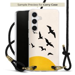 Carry Case Transparent Leather black/gold