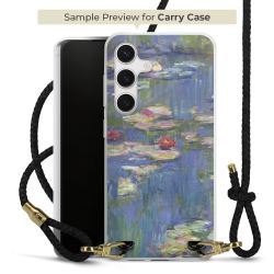 Carry Case Transparent Leder schwarz/gold