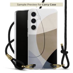 Carry Case Transparent Leather black/gold