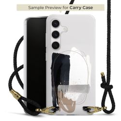 Carry Case Transparent Leather black/gold