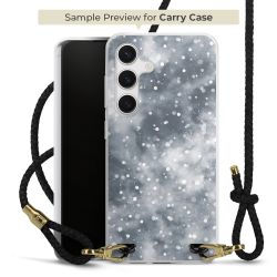 New Carry Case Transparent Leder schwarz/gold