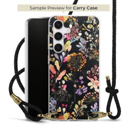 Carry Case Transparent Leather black/gold