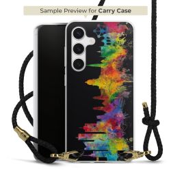 Carry Case Transparent Leather black/gold