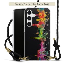 Carry Case Transparent Leather black/gold