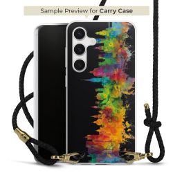 Carry Case Transparent Leather black/gold