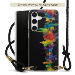 Carry Case Transparent Leather black/gold