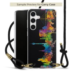 Carry Case Transparent Leather black/gold