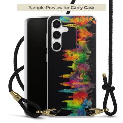 Carry Case Transparent Leather black/gold