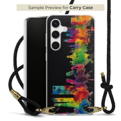 Carry Case Transparent Leather black/gold