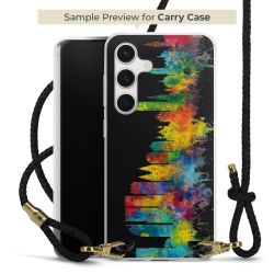 Carry Case Transparent Leather black/gold