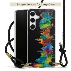 Carry Case Transparent Leather black/gold