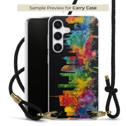 Carry Case Transparent Leather black/gold