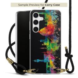 Carry Case Transparent Leather black/gold