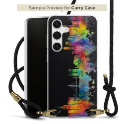 Carry Case Transparent Leather black/gold