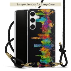 Carry Case Transparent Leather black/gold