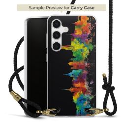 Carry Case Transparent Leather black/gold