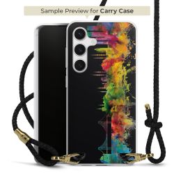 Carry Case Transparent Leather black/gold