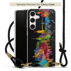 Carry Case Transparent Leather black/gold