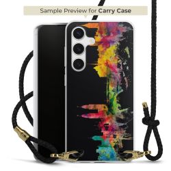 Carry Case Transparent Leather black/gold