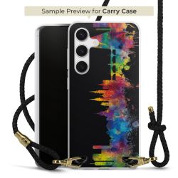 Carry Case Transparent Leather black/gold