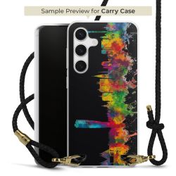 Carry Case Transparent Leather black/gold