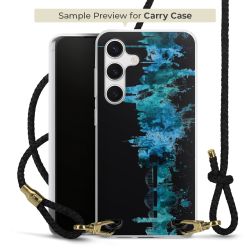 Carry Case Transparent Leather black/gold