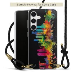 Carry Case Transparent Leather black/gold